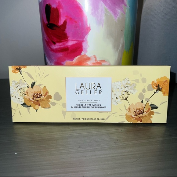 NIB LAURA GELLER Seasonless Staples Wildflower Wishes 14 Eyeshadow Palette - Picture 2 of 6